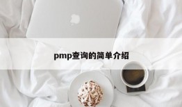 pmp查询的简单介绍